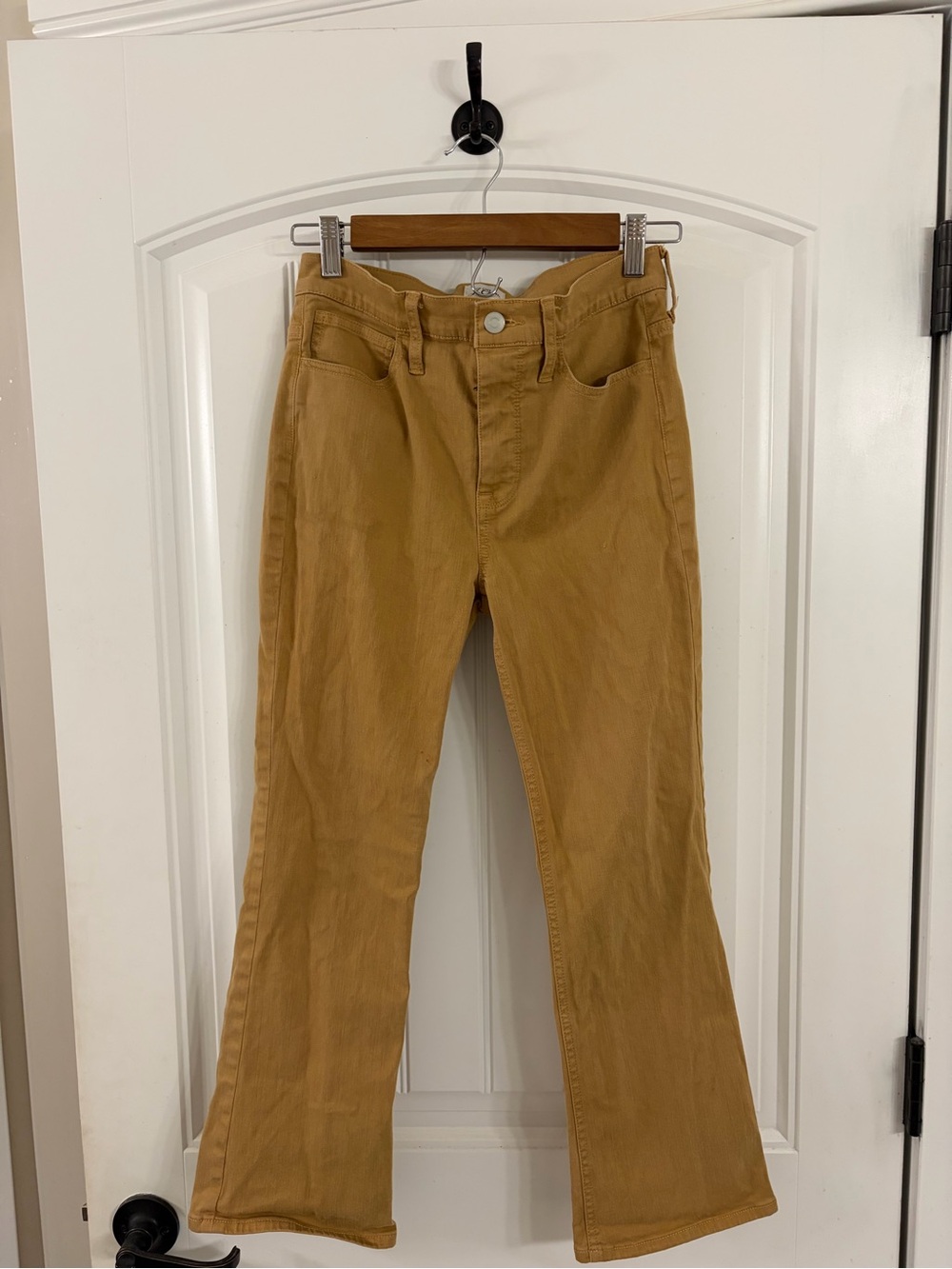 J. Crew Camel-Tone Flare Jeans